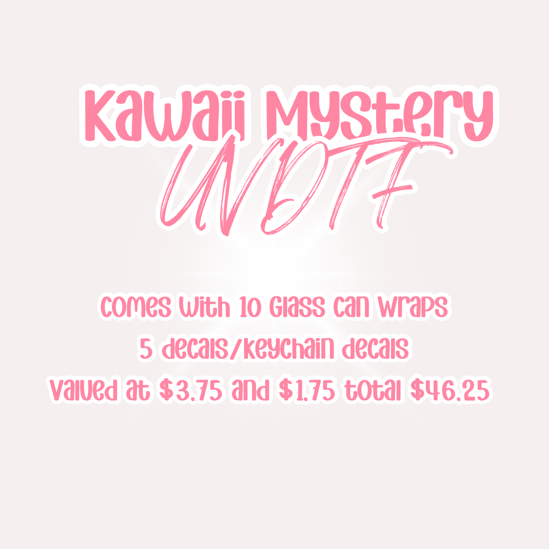 Kawaii Mystery UVDTF Prints