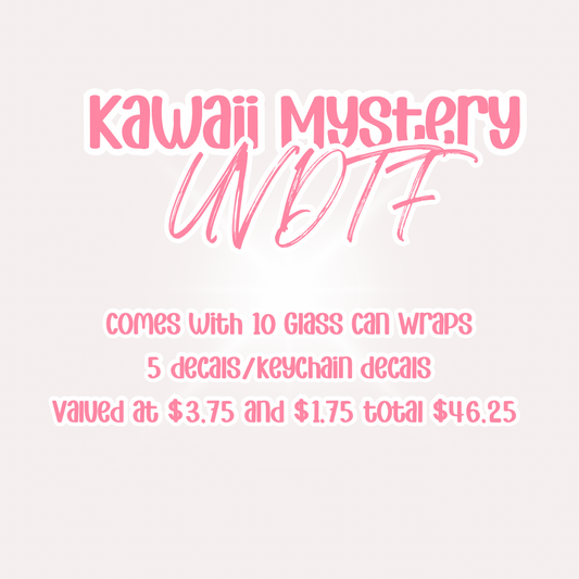 Kawaii Mystery UVDTF Prints