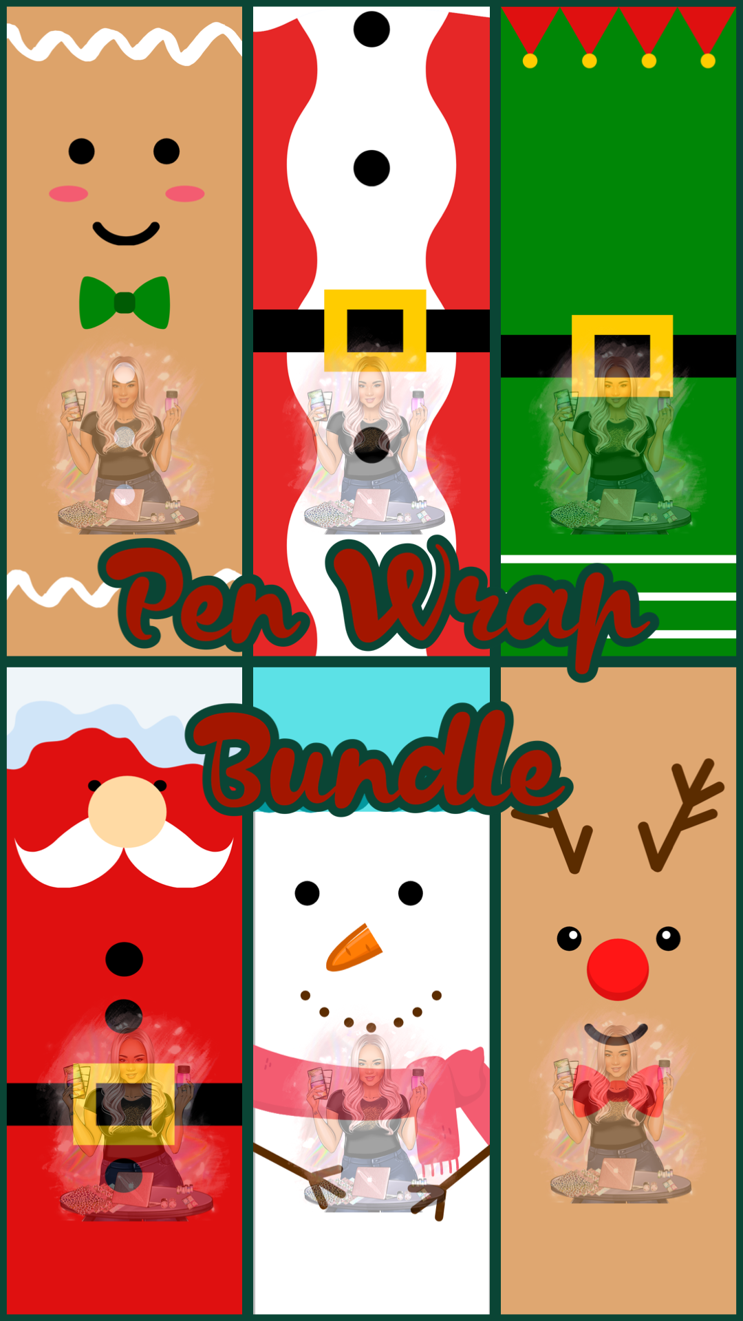 Christmas Pen Wrap Bundle