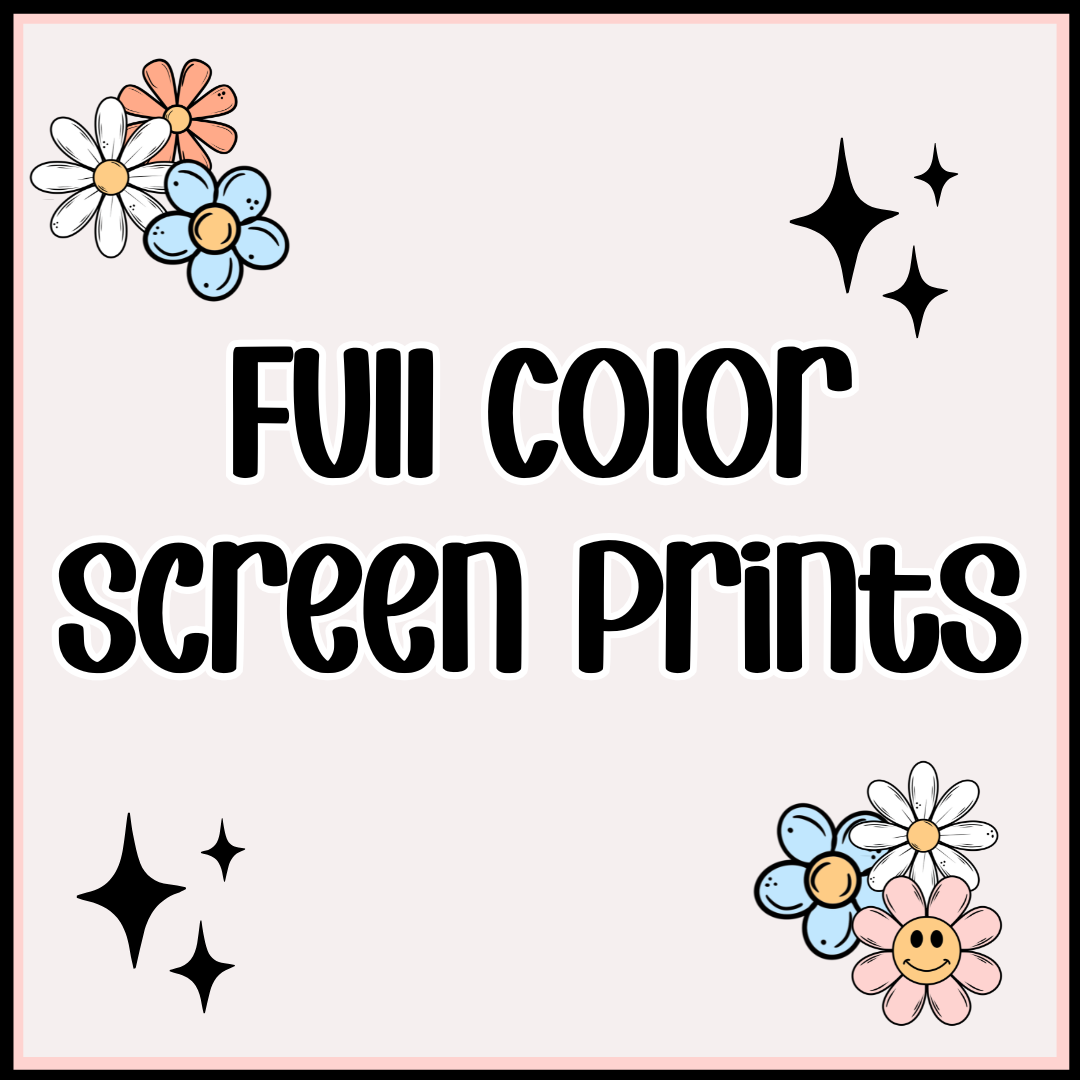 Full Color Screen Print Transfers