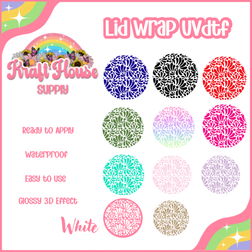 UVDTF Talavera Lid Decals