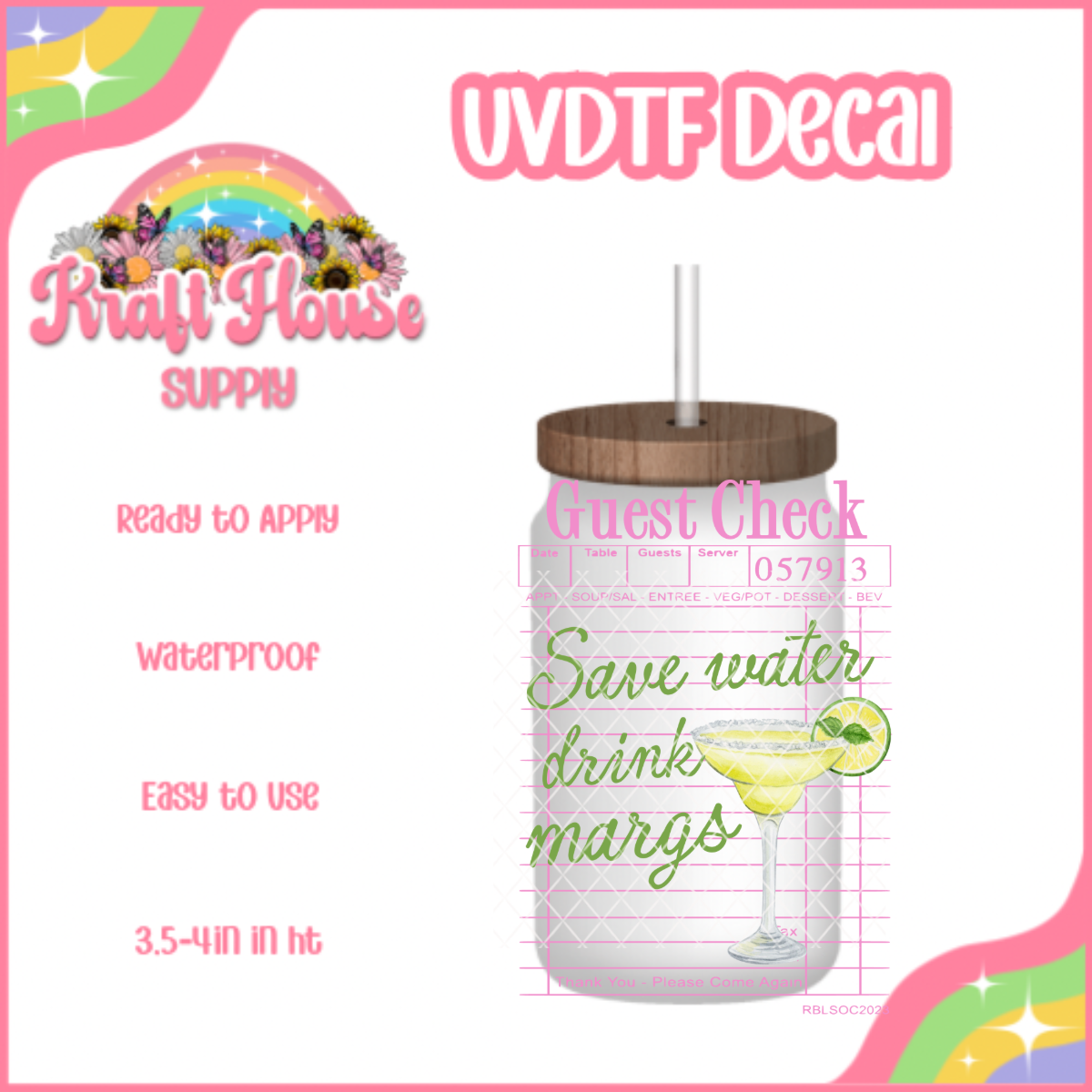 UVDTF Decal 68