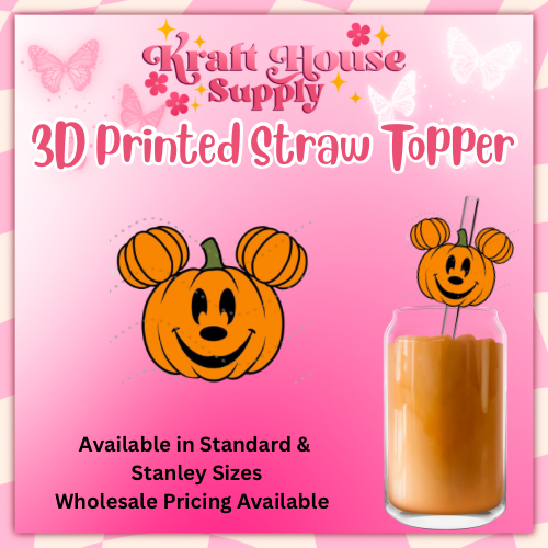 3D Printed Straw Topper #22