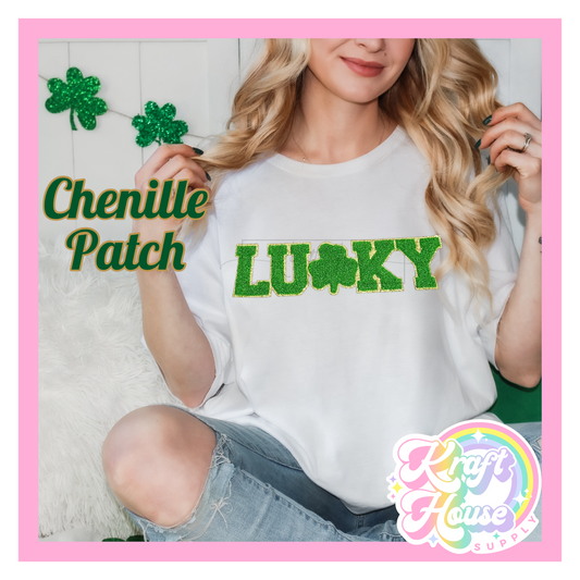 Lucky 🍀 Chenille Patch